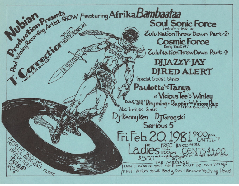 Hip Hop Party at 3510 White Plains Rd, Bronx, NY (1981)
