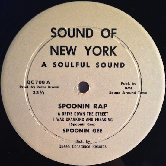 Spoonin Gee / Spoonin Rap (12inch 1979)