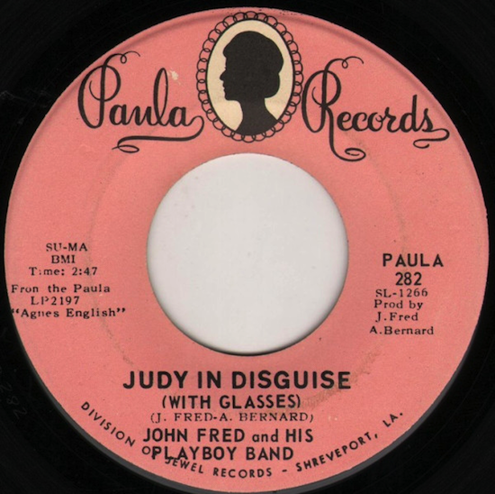 John Fred And His Playboy Band ‎– Judy In Disguise (With Glasses)  (1967)