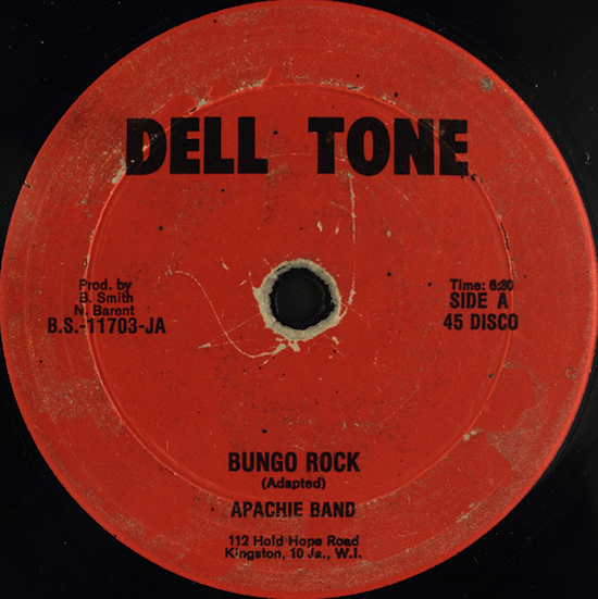 The Apachie Band ‎– Bungo Rock / Apachie (Dell Tone)