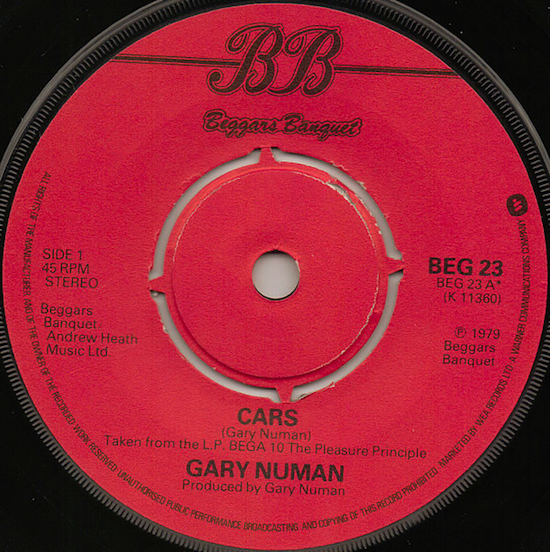 Gary Numan ‎– Cars (1979)