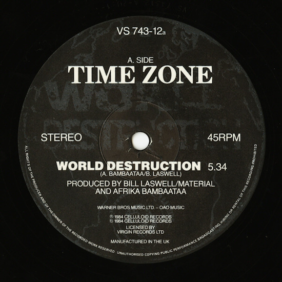 Time Zone – World Destruction (1984)