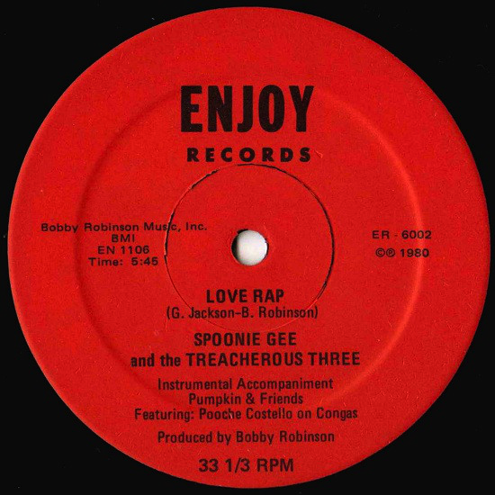 Spoonie Gee And The Treacherous Three ‎– Love Rap (1980)
