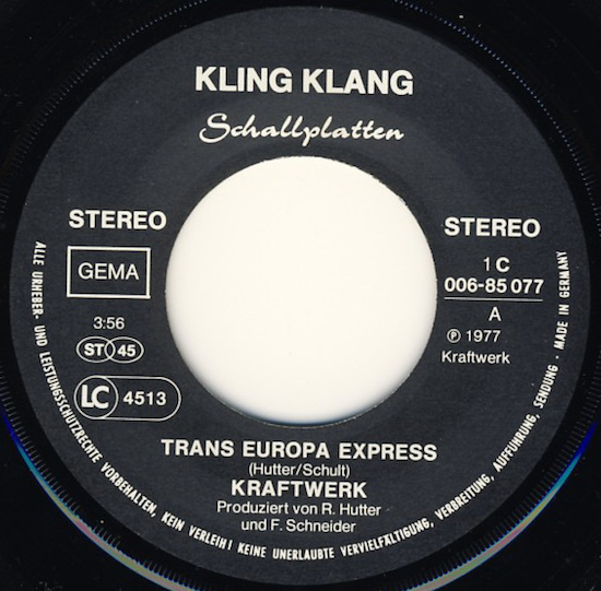 Kraftwerk – Trans Europa Express (1977)