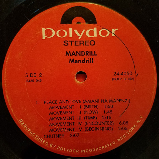 Mandrill – Mandrill (1971)