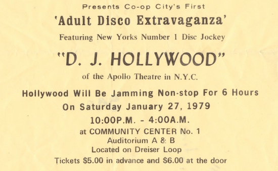“Adult Disco Extravaganza” Co-op city (1979)