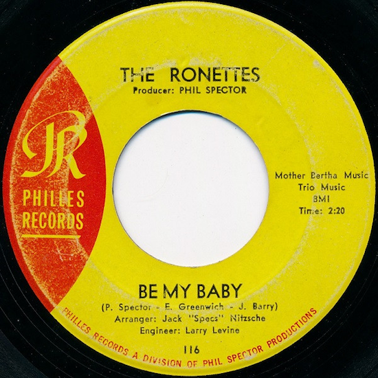 Be My Baby – The Ronettes (1963)
