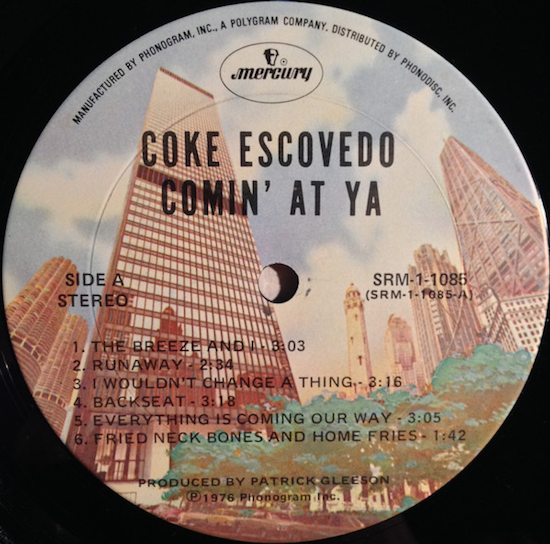 I Wouldn't Change A Thing - Coke Escovedo (Comin' At Ya! 1976)