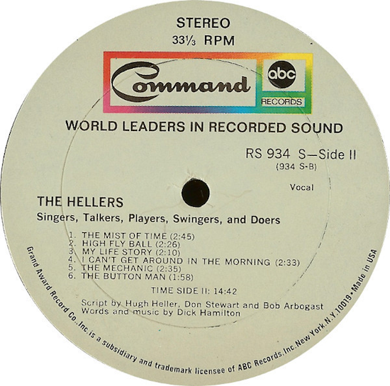 Life Story - The Hellers (Singers, Talkers, Players, Swingers, and Doers 1968)