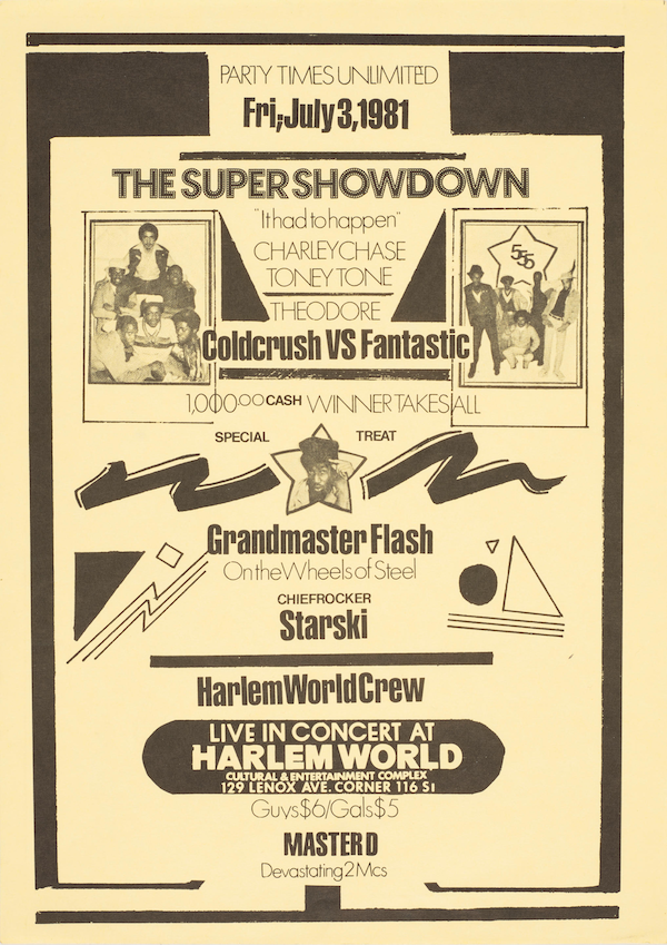 A Concert Flyer: "The SuperShowdown", 1981