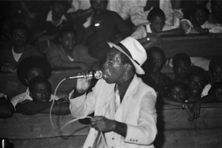 Almighty Kay Gee of the Cold Crush Brothers at Harlem World (1981)
