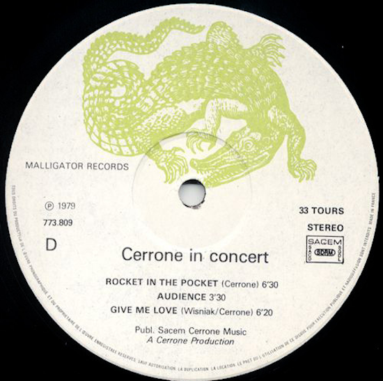 Cerrone – Rocket In The Pocket (In Concert 1979)