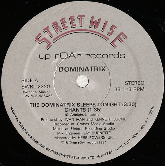 Dominatrix – The Dominatrix Sleeps Tonight (1984)