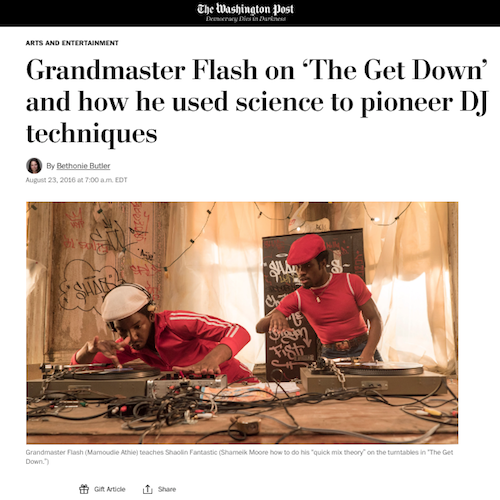 Grandmaster Flash how he used science to pioneer DJ techniques