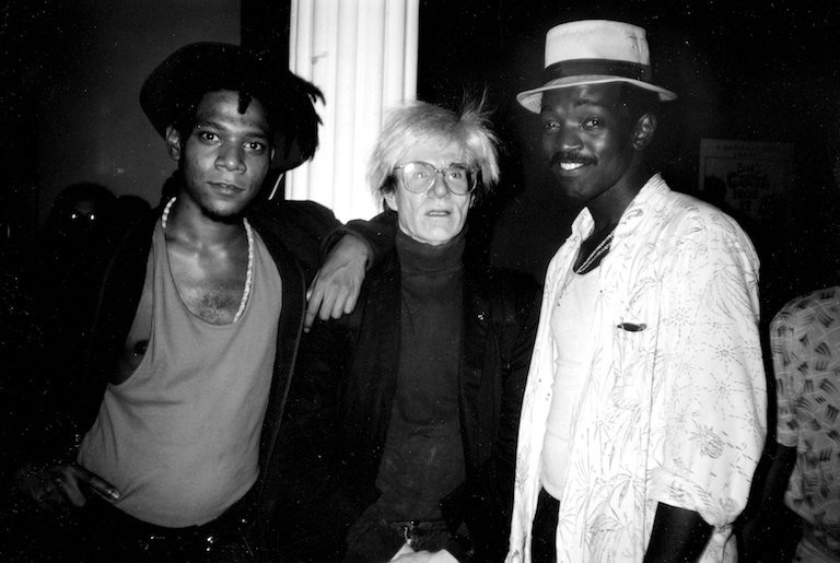 Jean Michel Basquiat, Andy Warhol, Fab Five Freddy (1984)