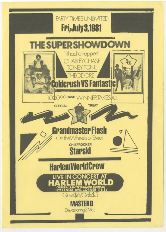 Coldcrush VS Fantastic at Harlem World (1981/07/03)