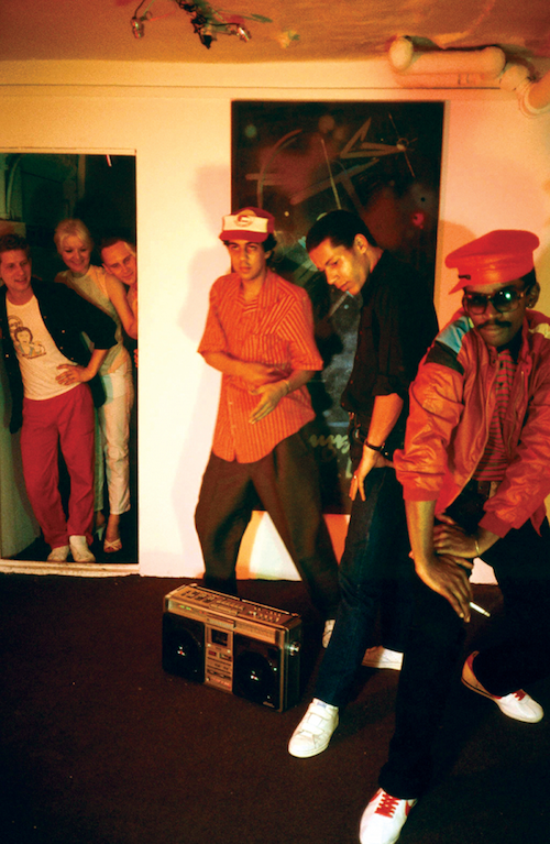 Kiely Jenkins, Patti Astor, Arch Connelly, FUTURA, DONDI, and Fab 5 Freddy at FUN Gallery, New York (1982)