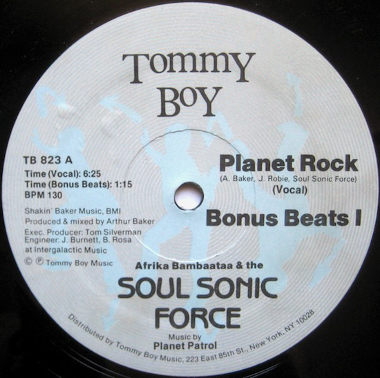 Afrika Bambaataa & The Soul Sonic Force ‎– Planet Rock (1982)