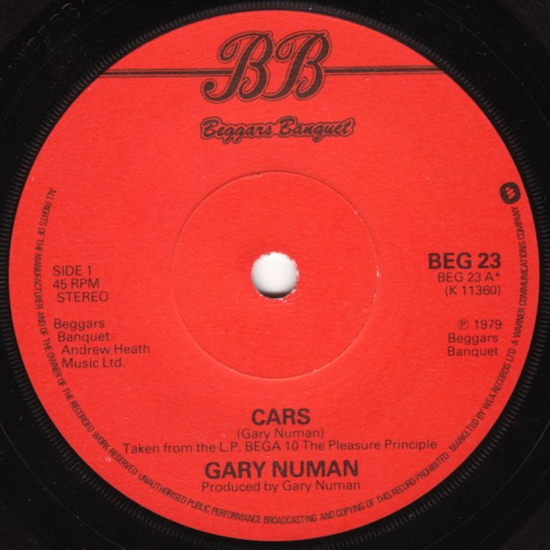 Gary Numan – Cars (1979)