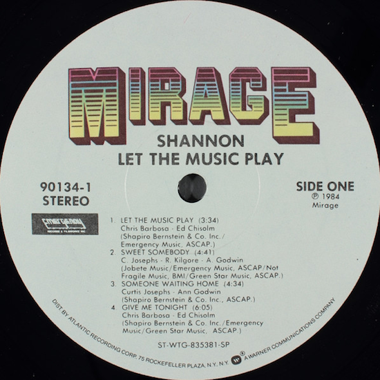 Shannon – Let The Music Play (1984)