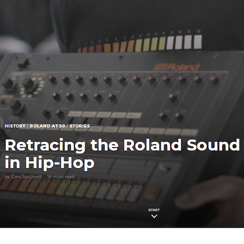 the Roland Sound in Hip-Hop