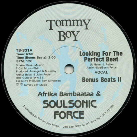 Afrika Bambaataa & Soulsonic Force – Looking For The Perfect Beat (1983)