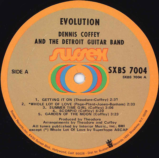Dennis Coffey And The Detroit Guitar Band – Evolution (1971)