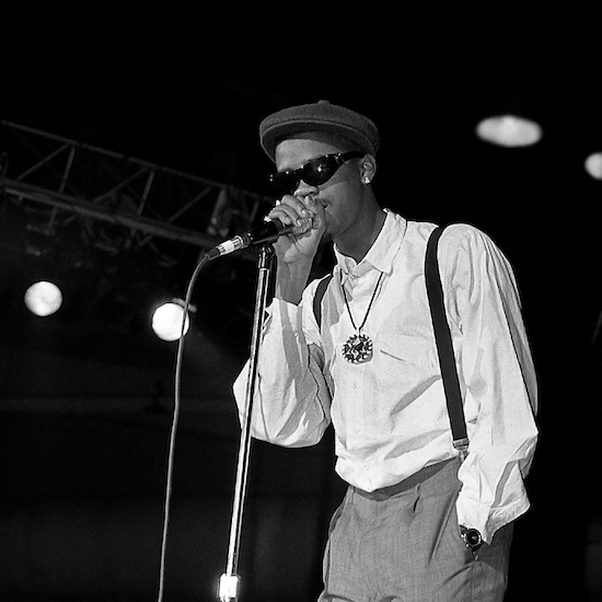 Slick Rick performs performs at the U.I.C. Pavilion in Chicago (1985)