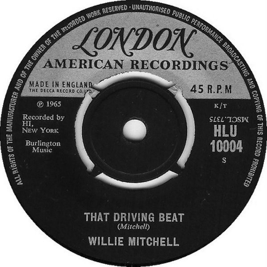 That Driving Beat - Willie Mitchell (1965)